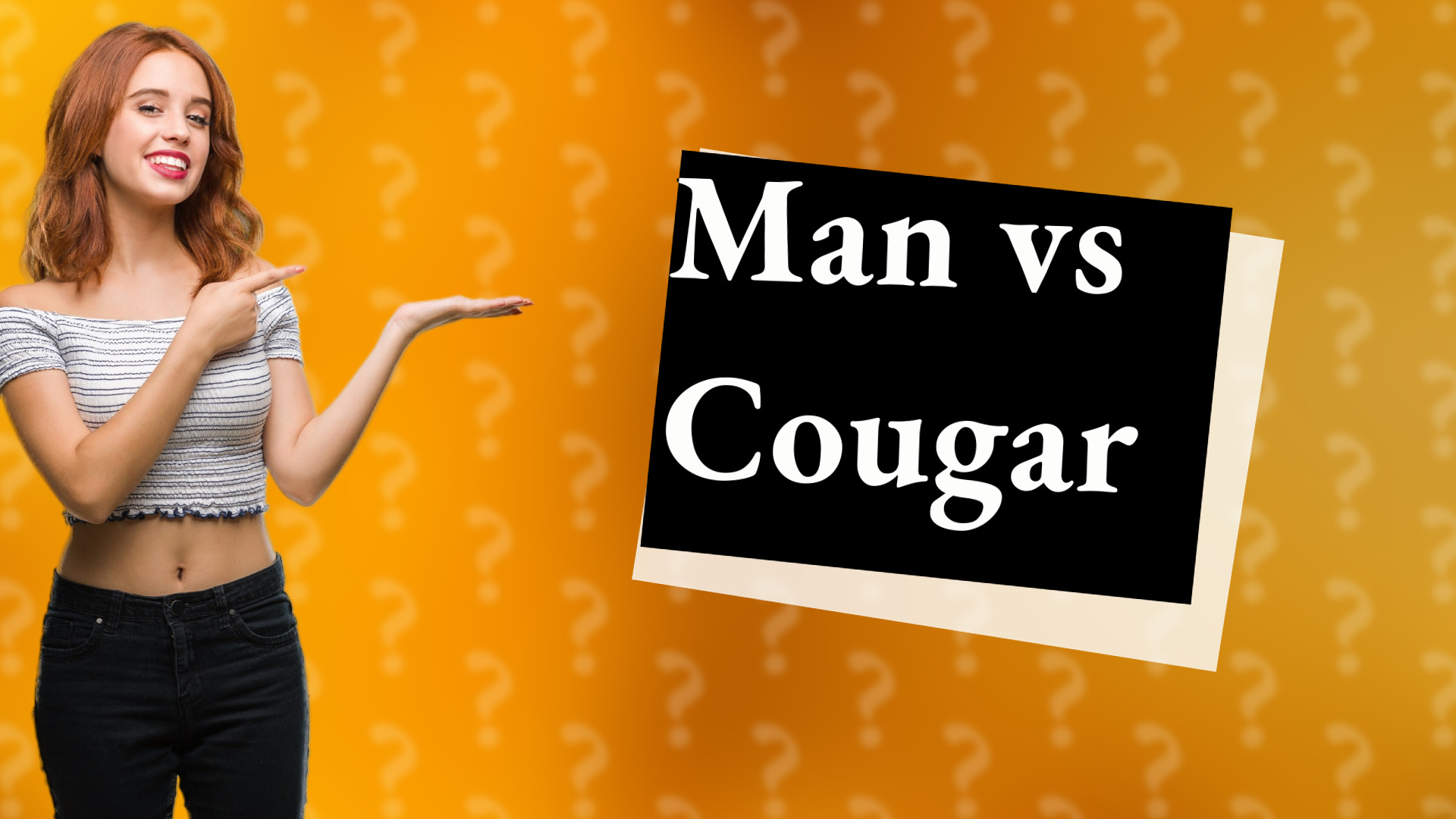 Man vs Cougar