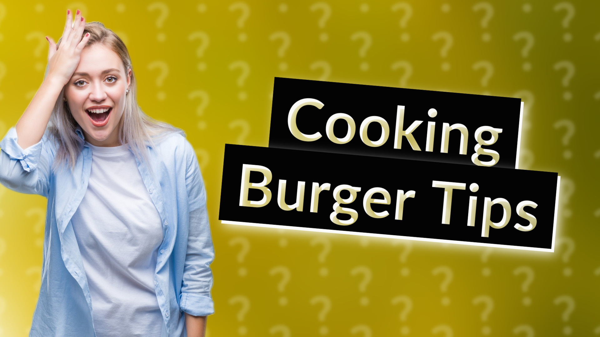 Cooking Burger Tips