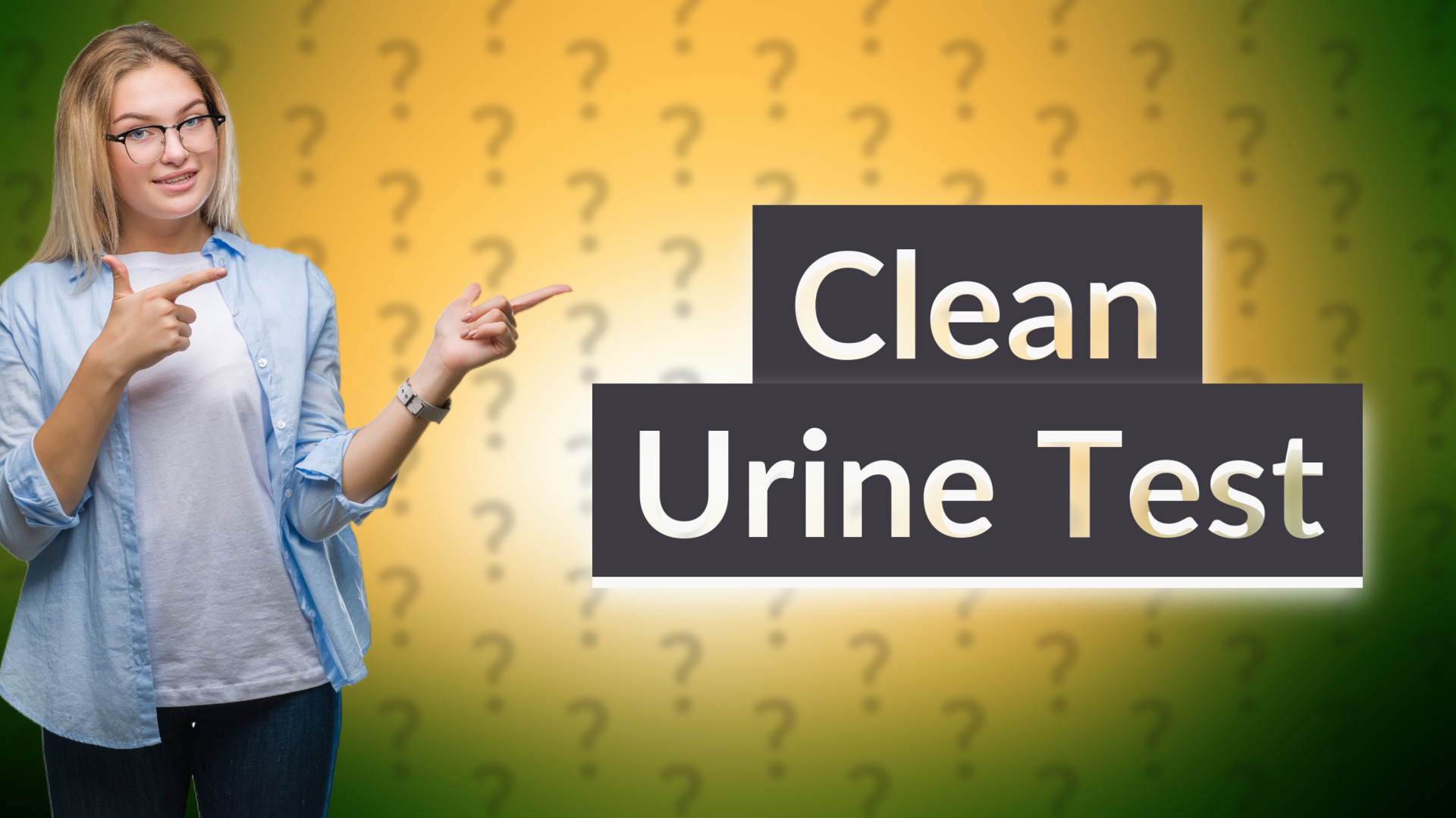 Clean Urine Test