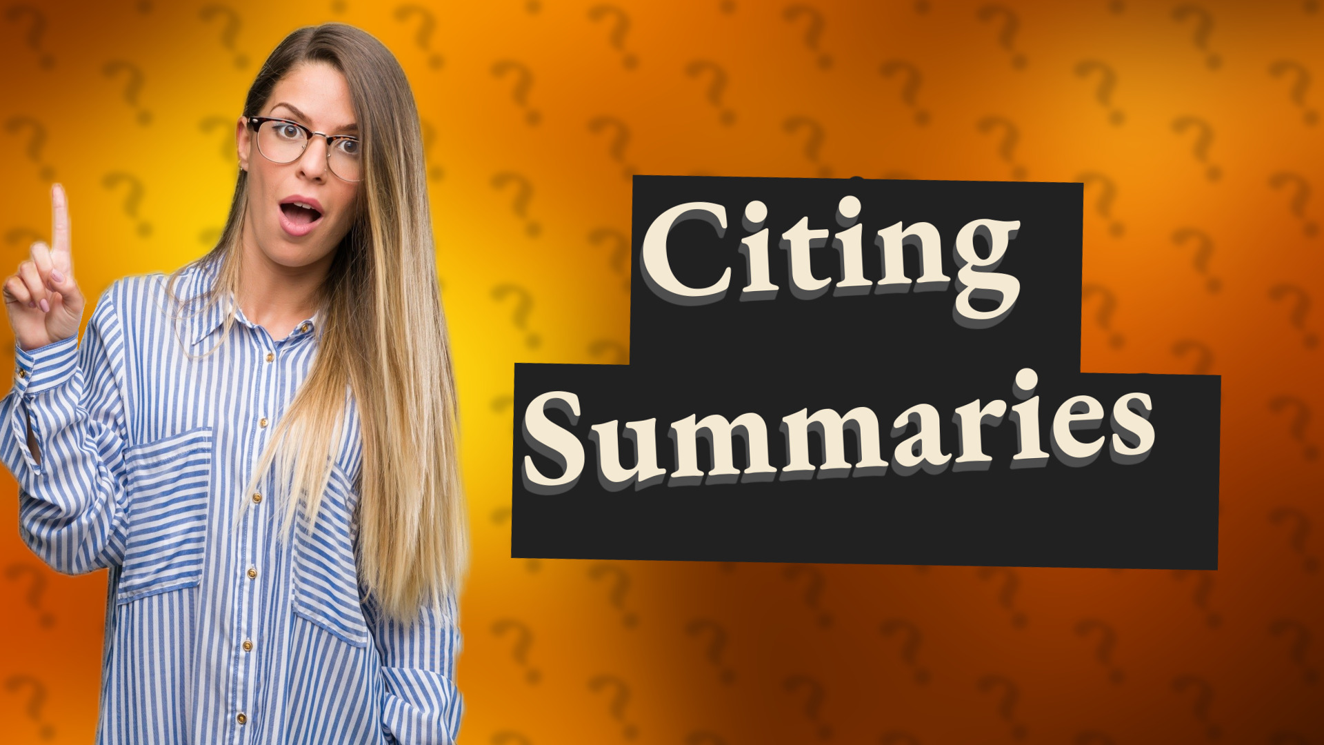 Citing Summaries