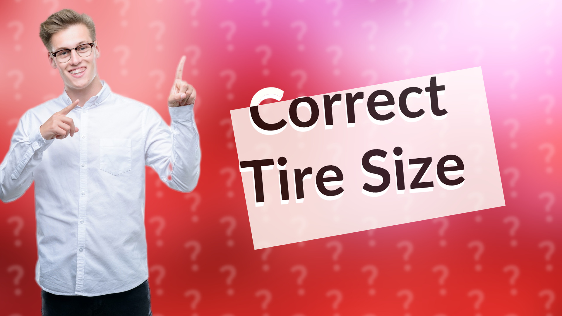 Correct Tire Size