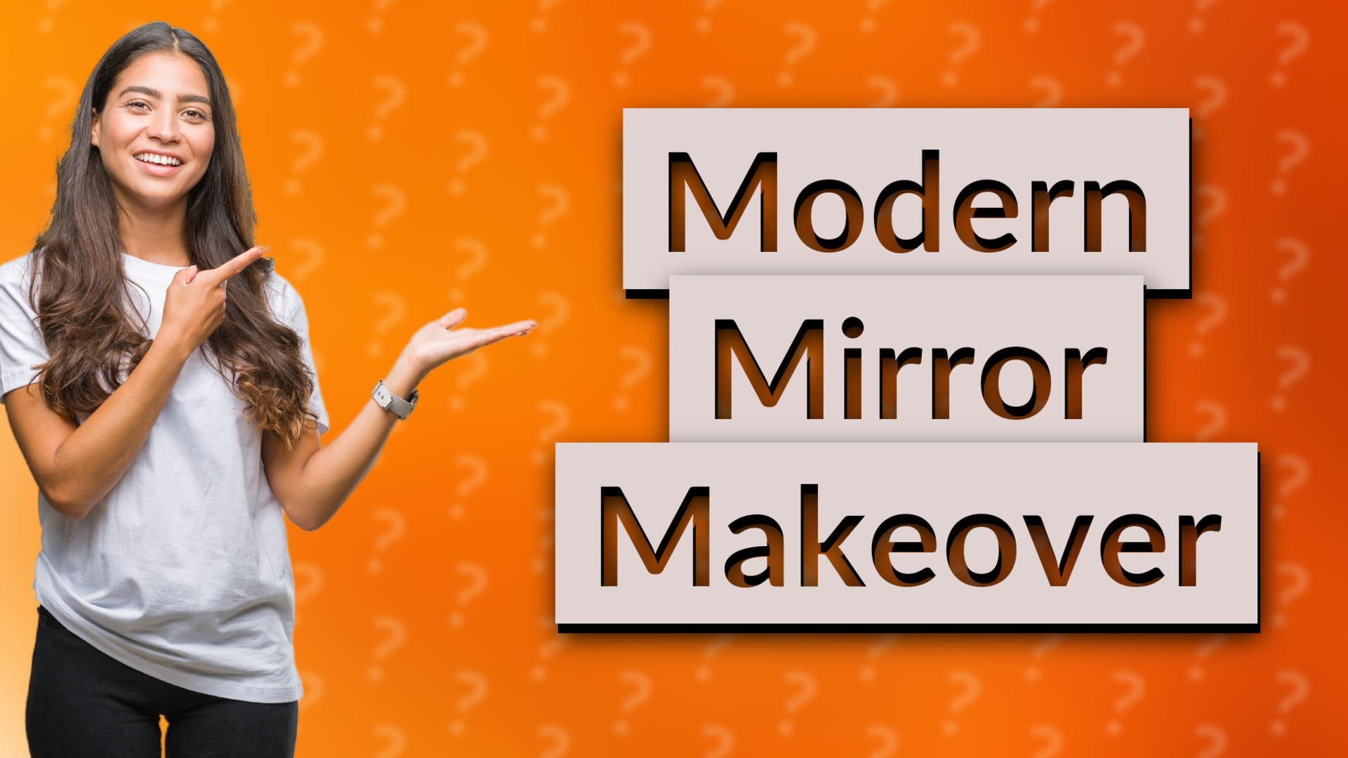 Modern Mirror Makeover
