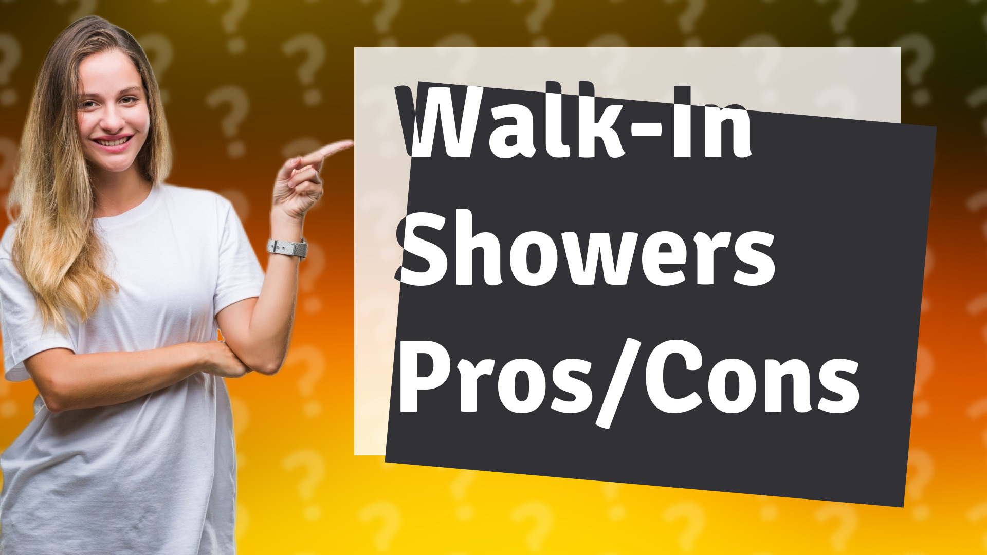 Walk-In Showers Pros/Cons