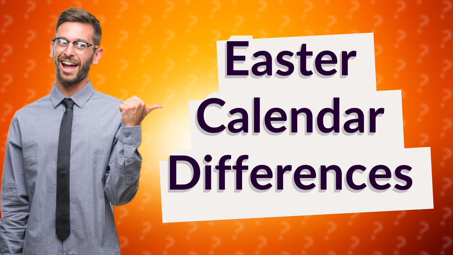 Easter Calendar Differences