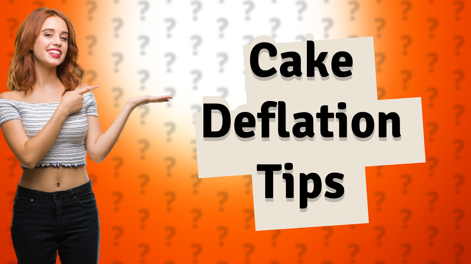Cake Deflation Tips
