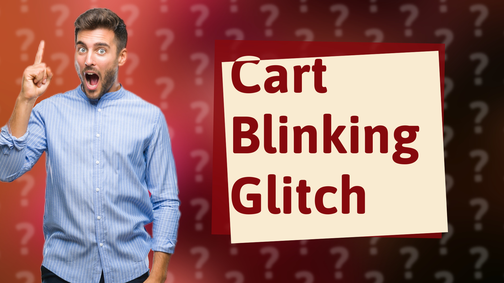 Cart Blinking Glitch