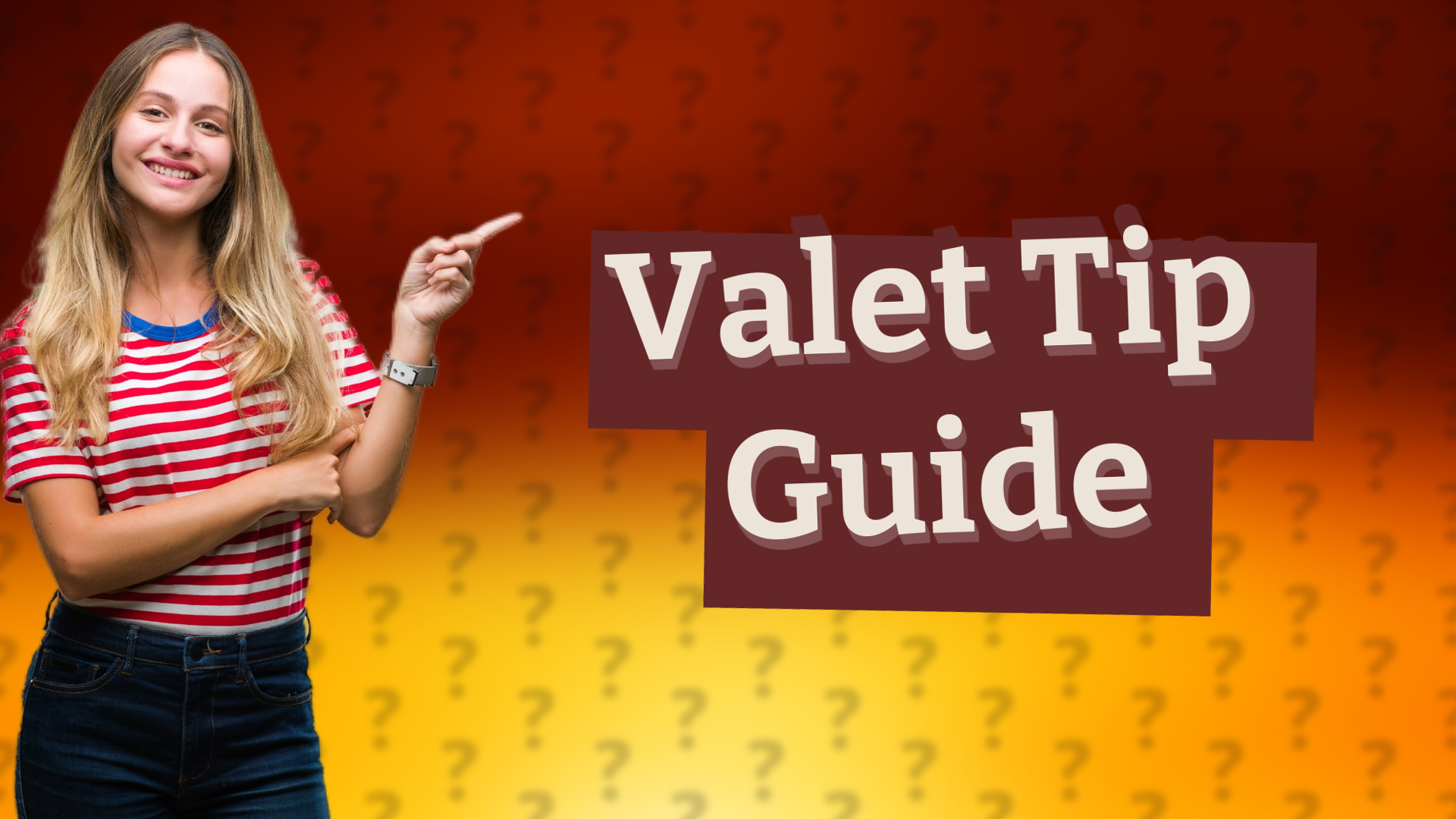 Valet Tip Guide