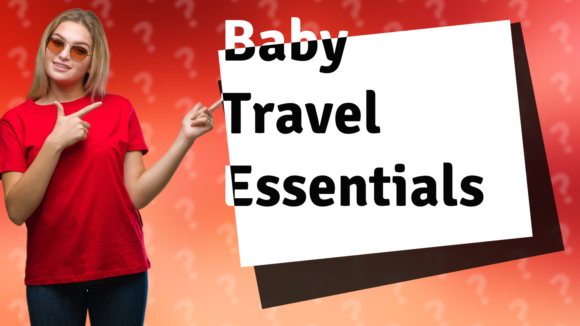 Baby Travel Essentials