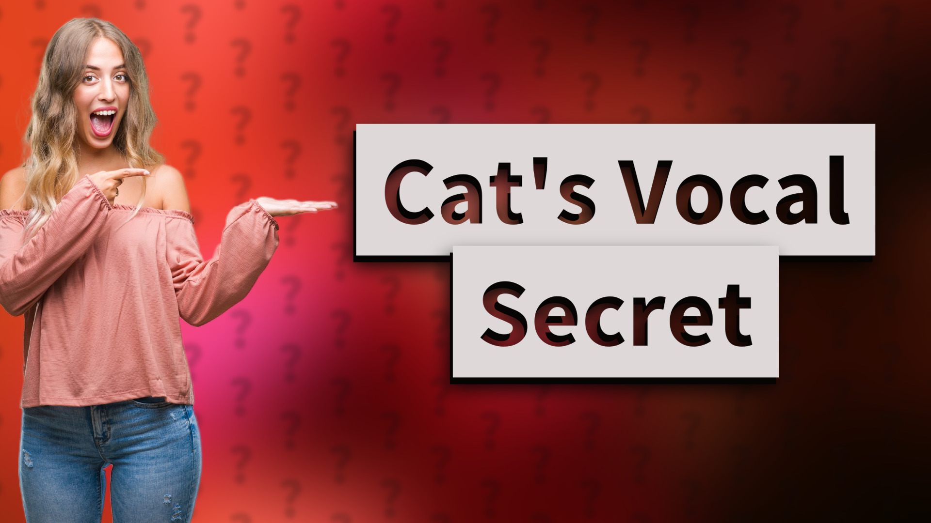 Cat's Vocal Secret
