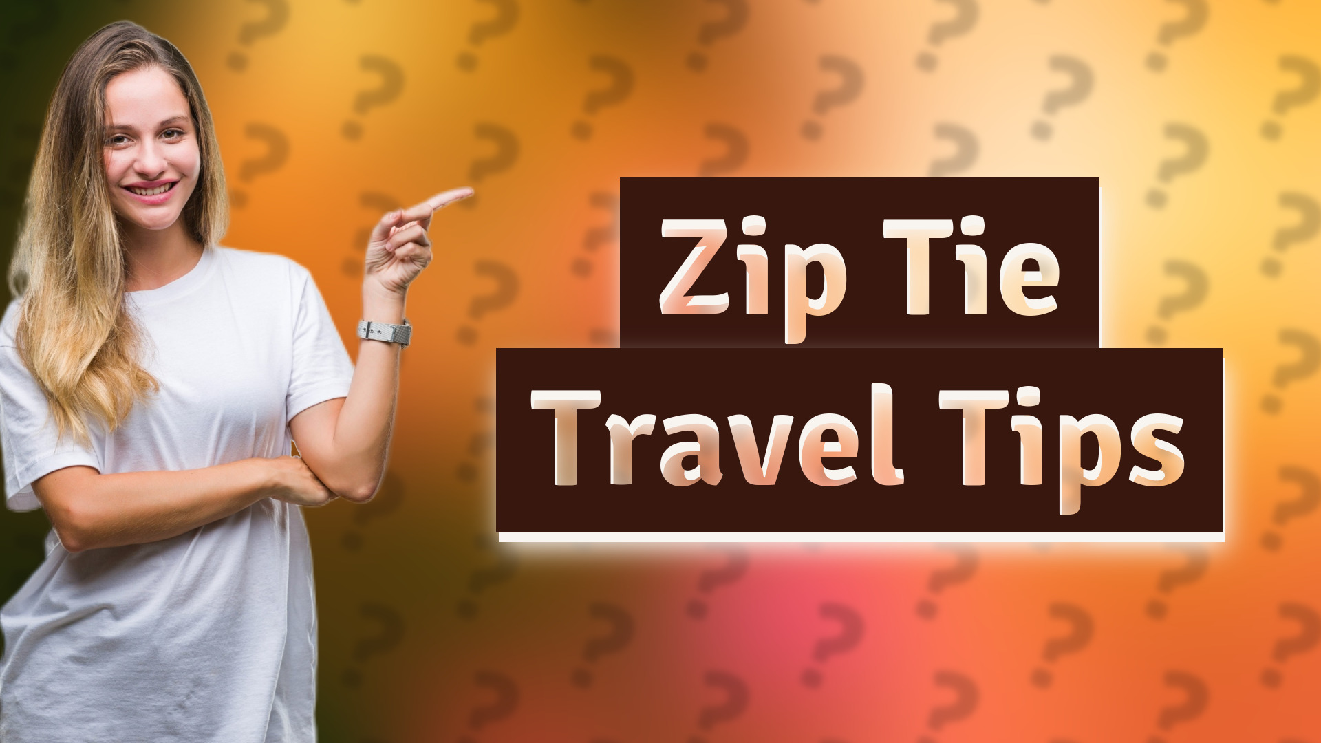 Zip Tie Travel Tips
