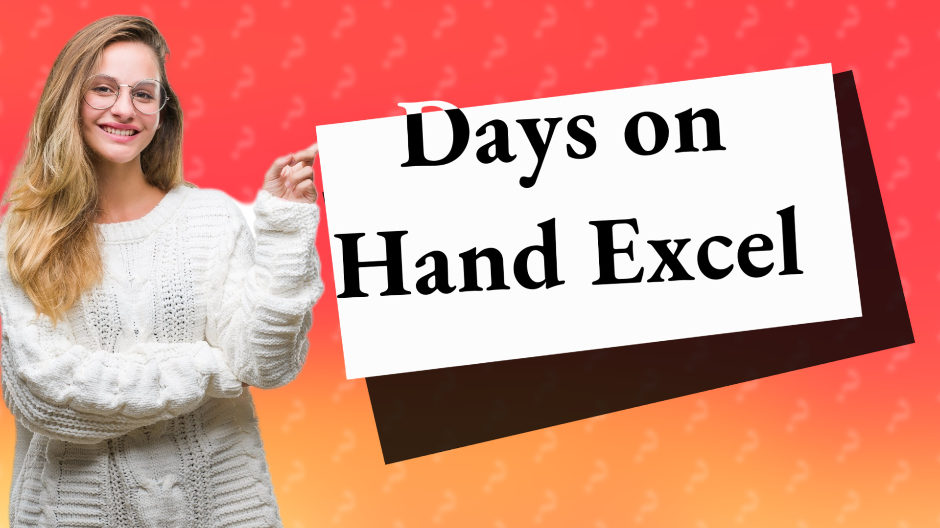 Days on Hand Excel