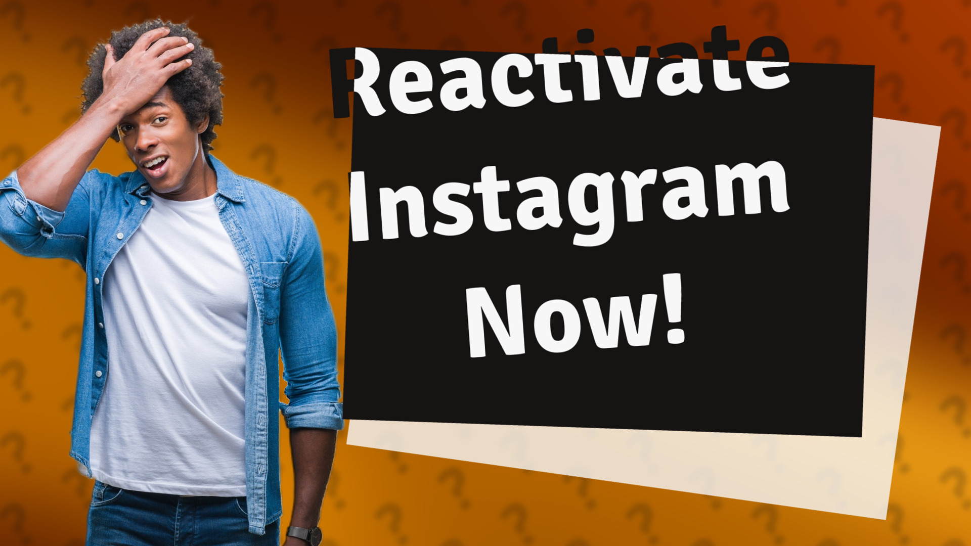 Reactivate Instagram Now!