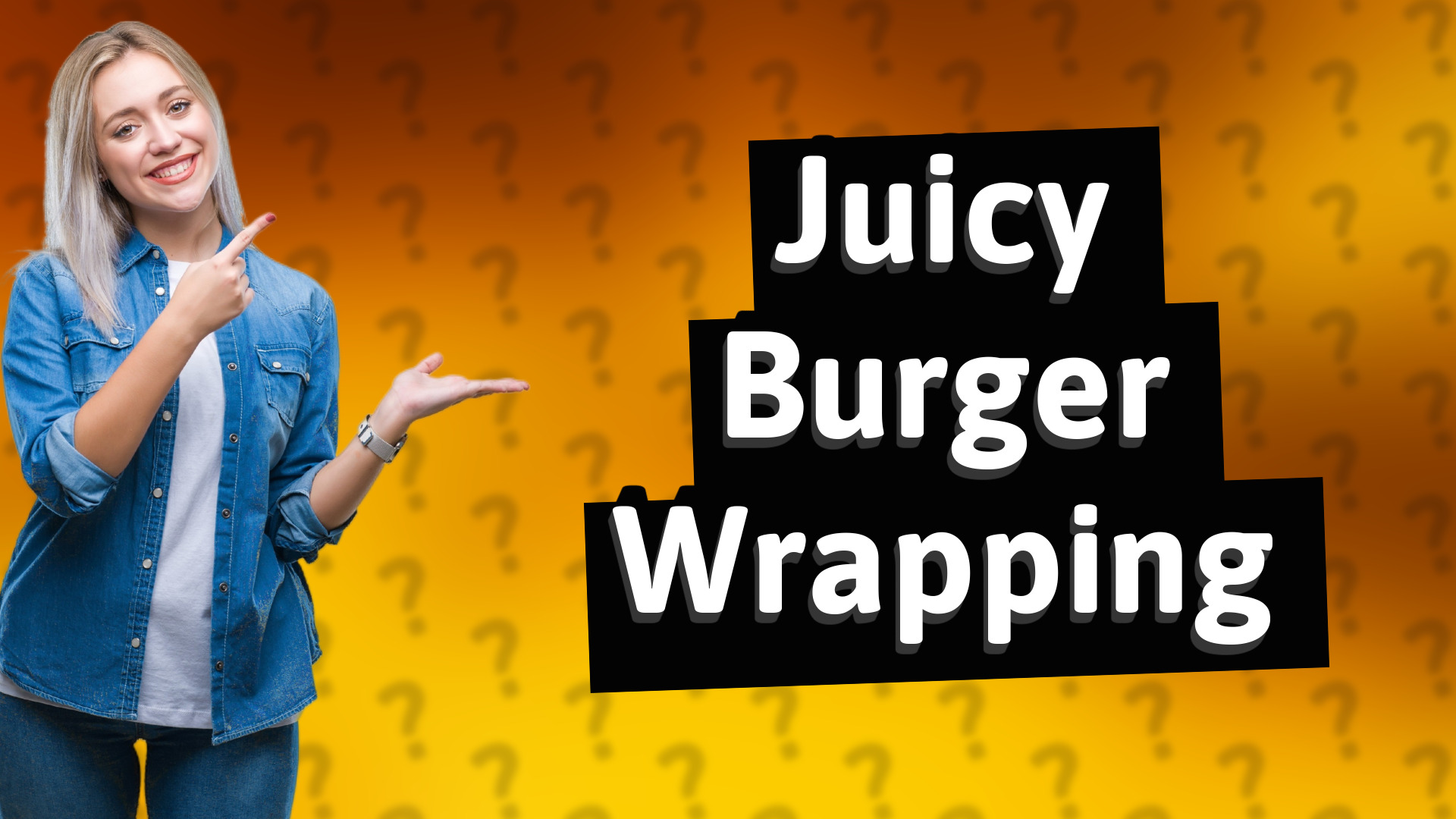 Juicy Burger Wrapping