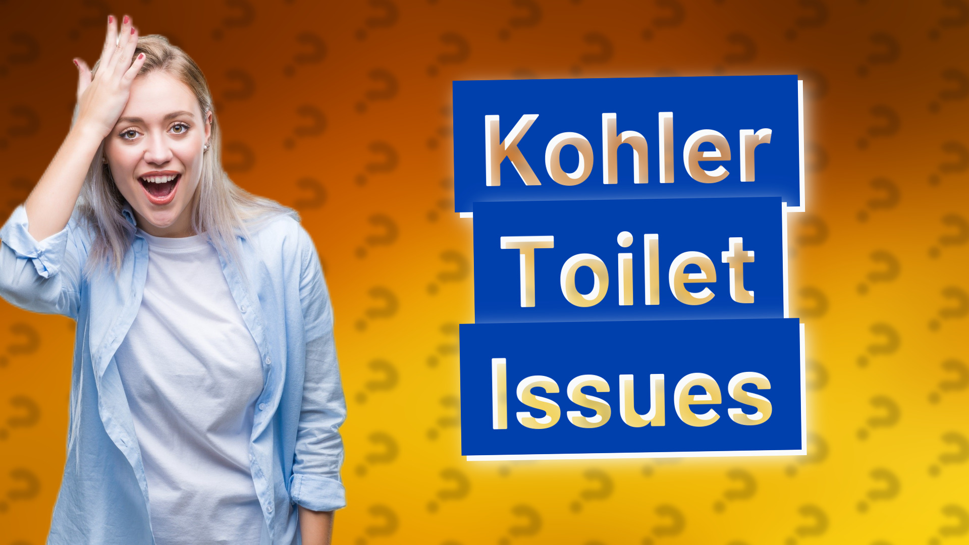 Kohler Toilet Issues
