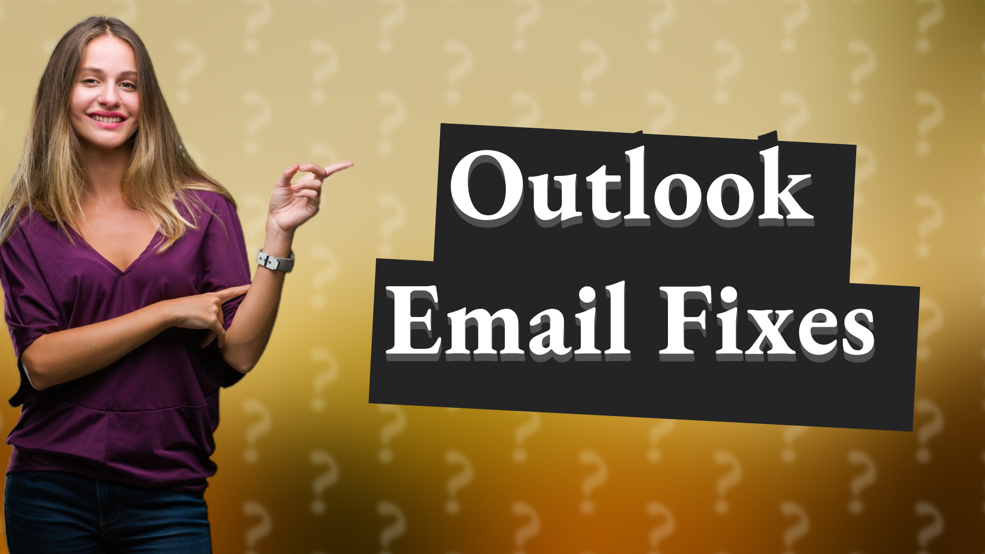 Outlook Email Fixes