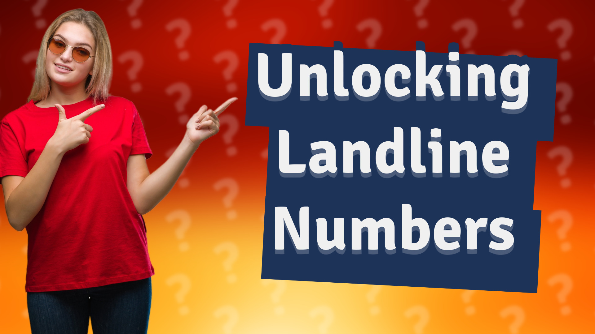 Unlocking Landline Numbers