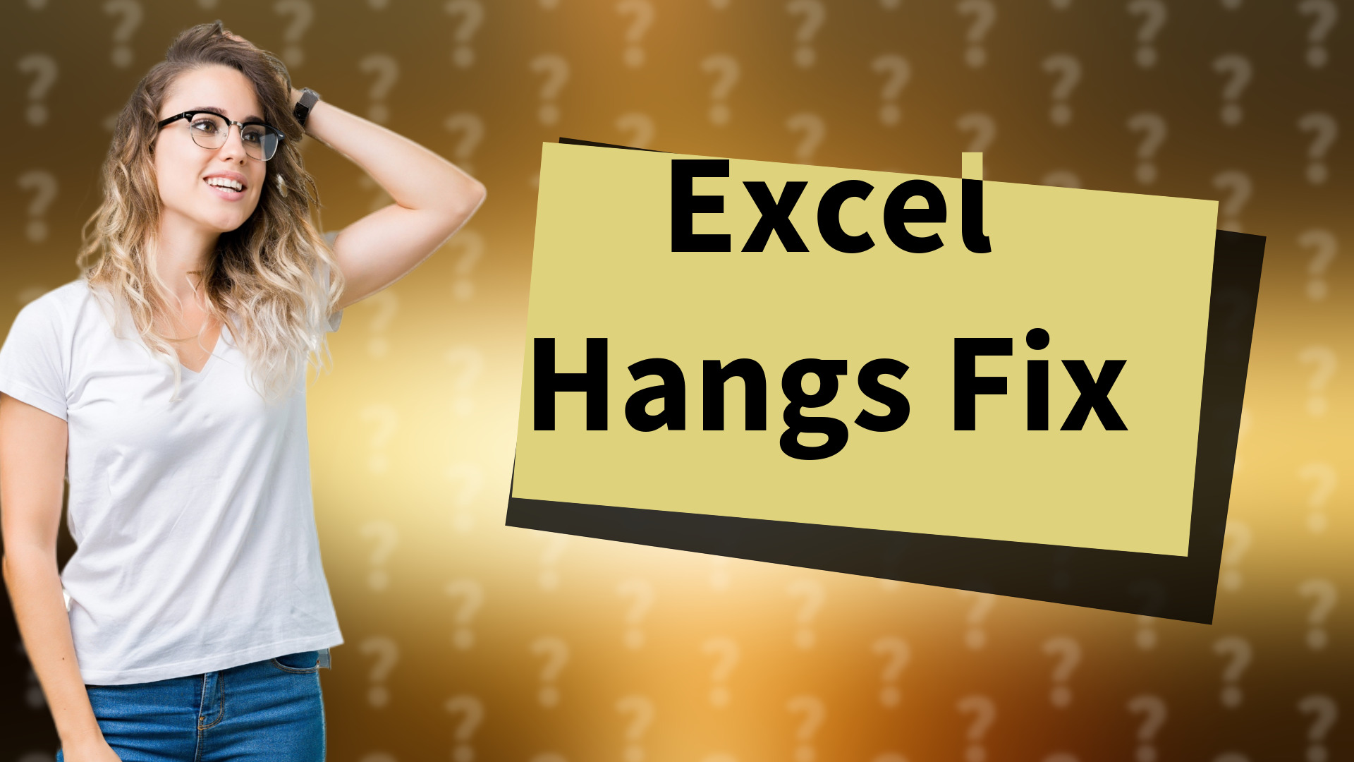 Excel Hangs Fix
