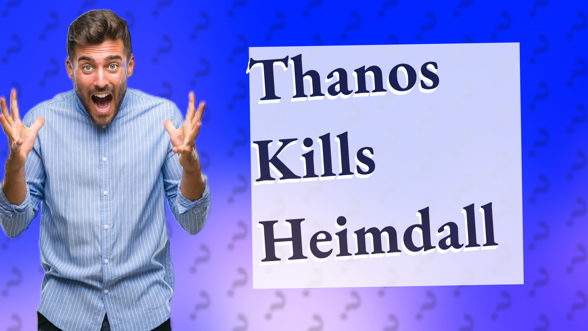 Thanos Kills Heimdall