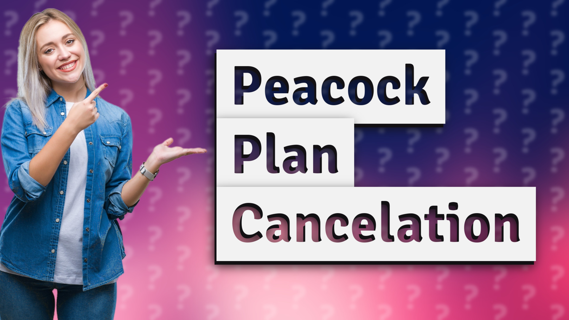 Peacock Plan Cancelation