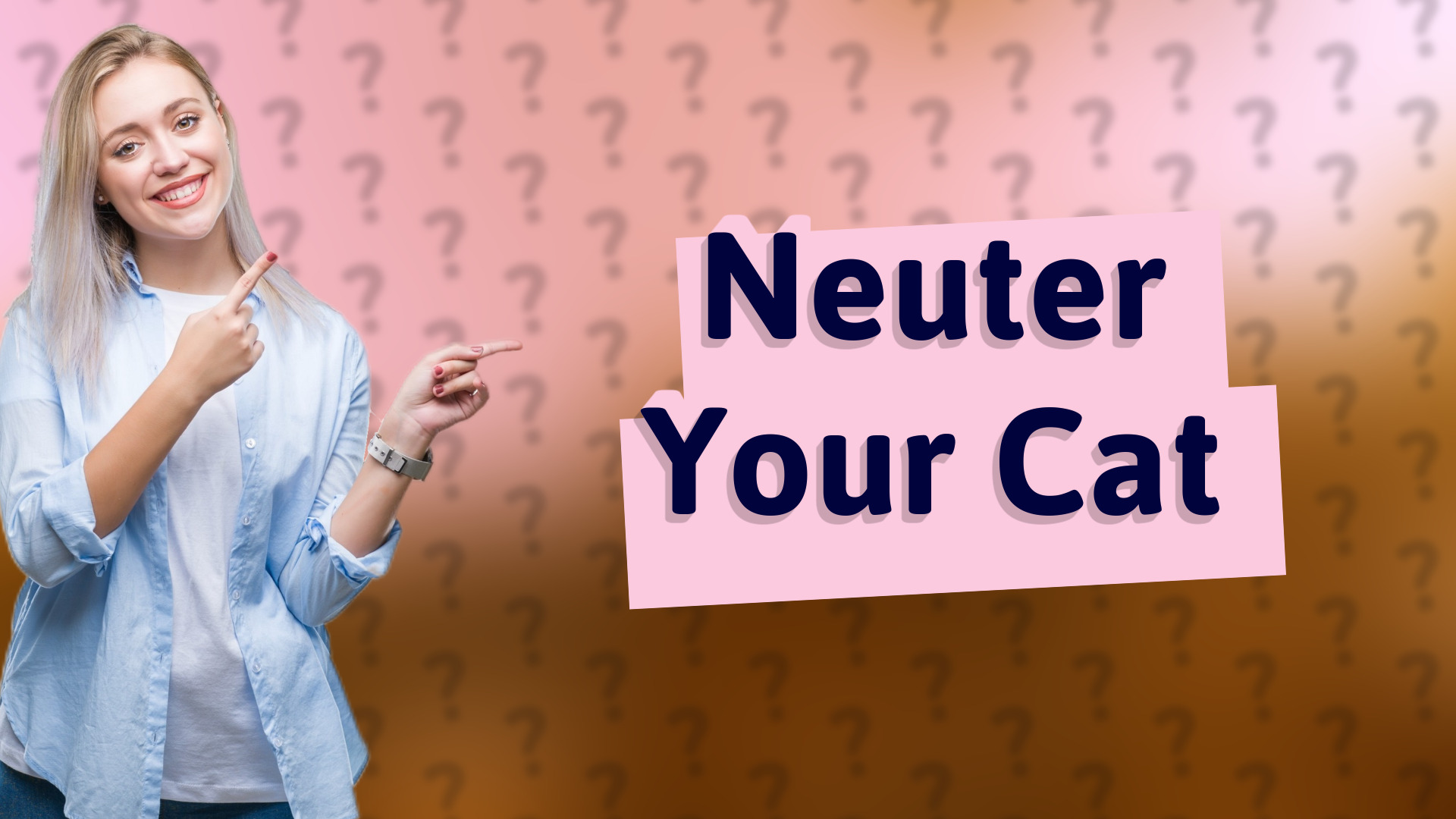 Neuter Your Cat
