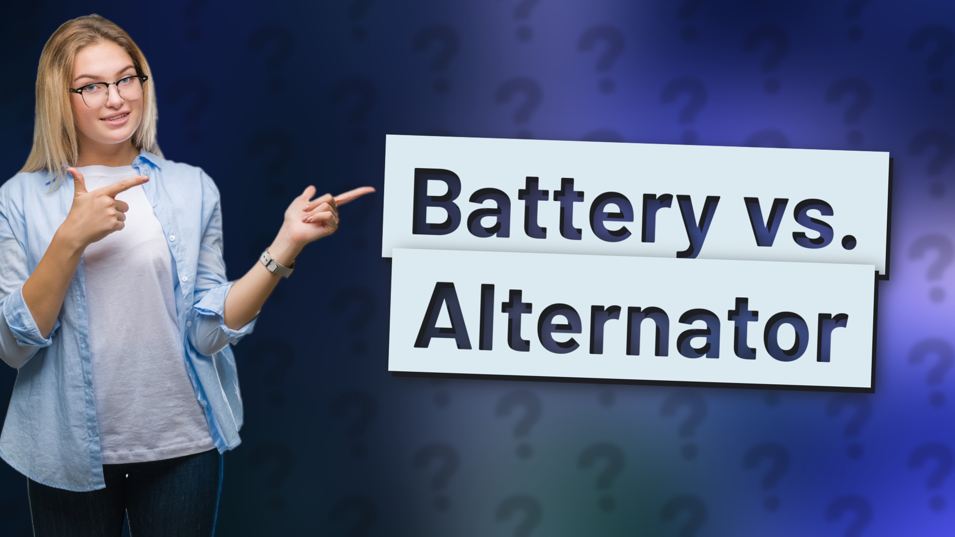 Battery vs. Alternator