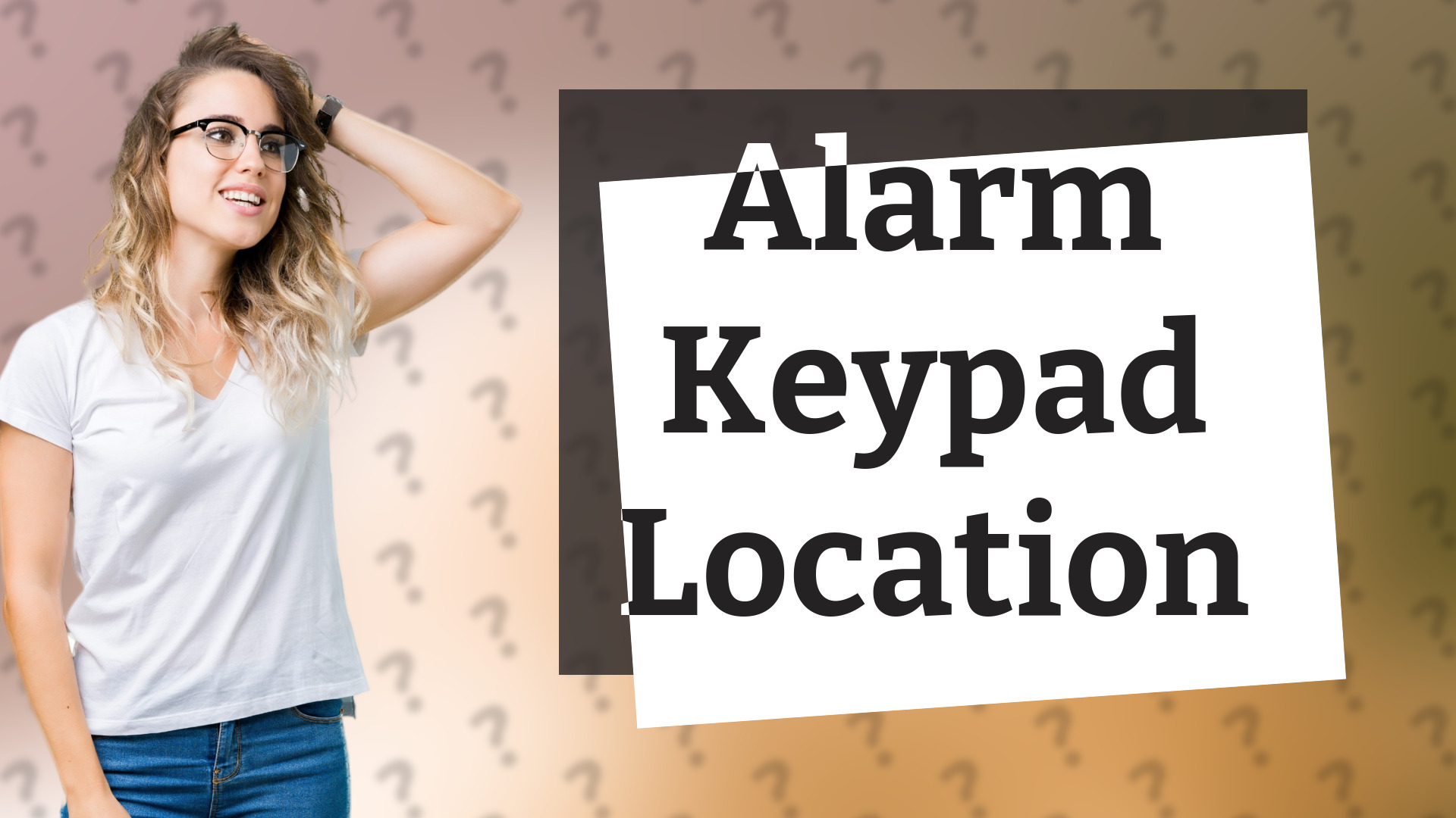 Alarm Keypad Location