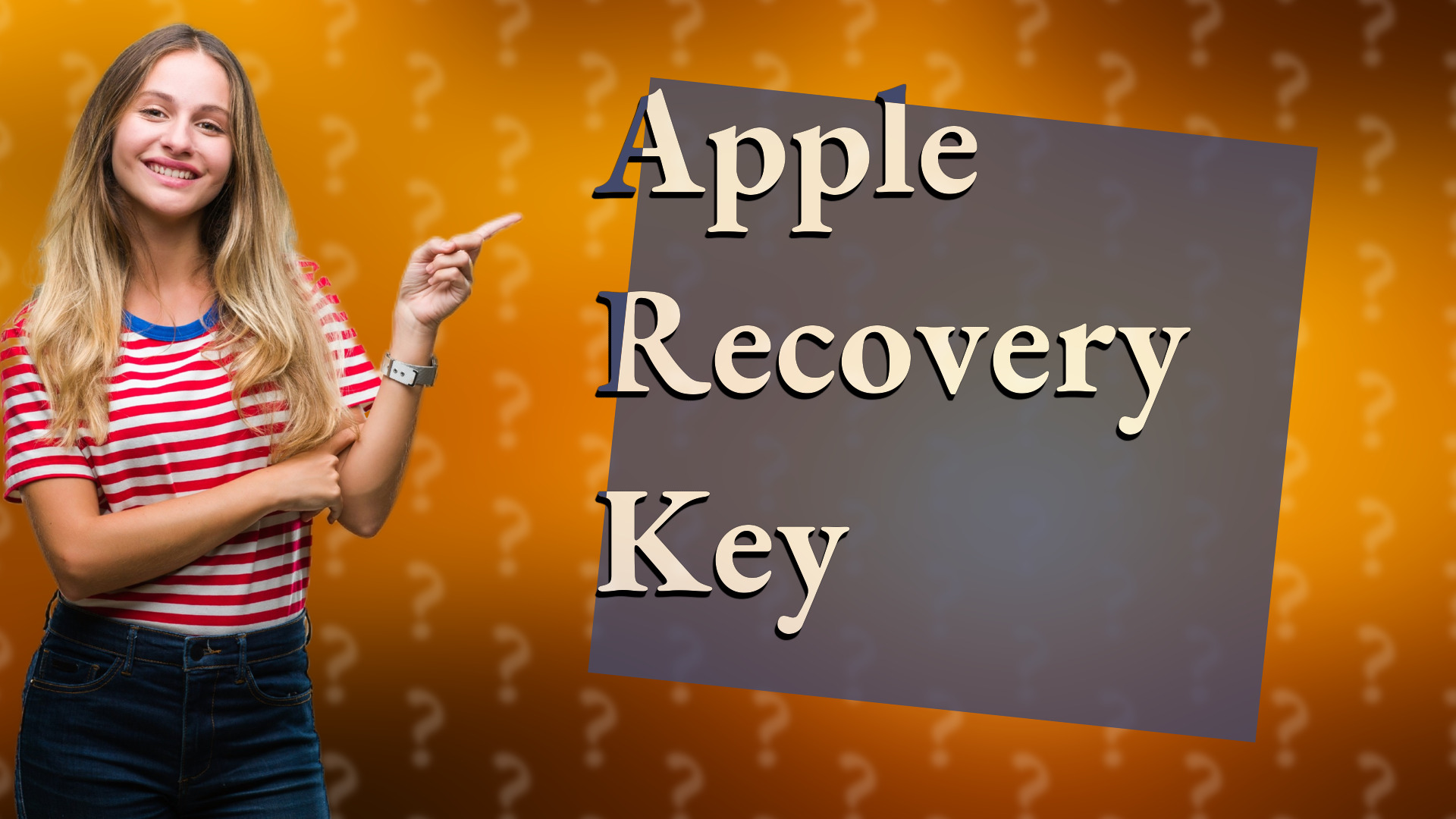 Apple Recovery Key