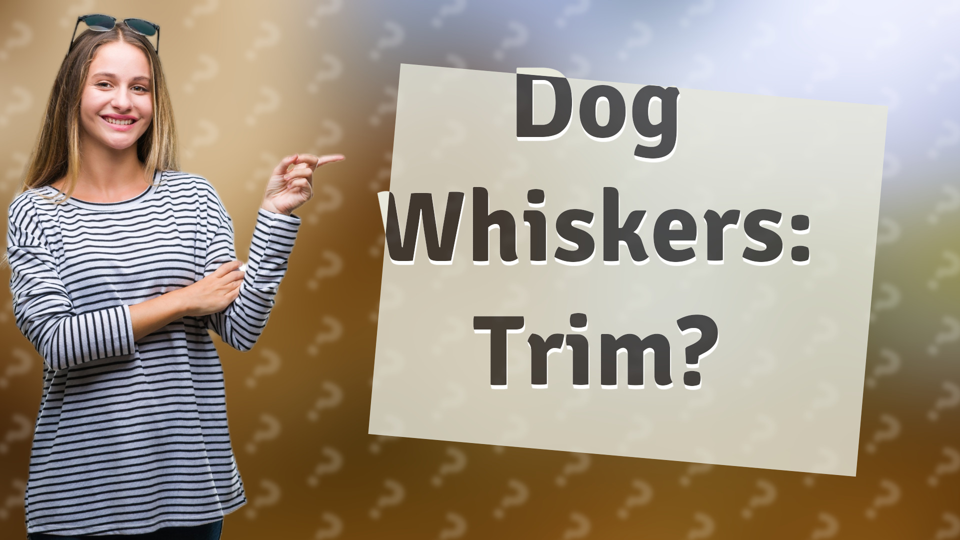 Dog Whiskers: Trim?