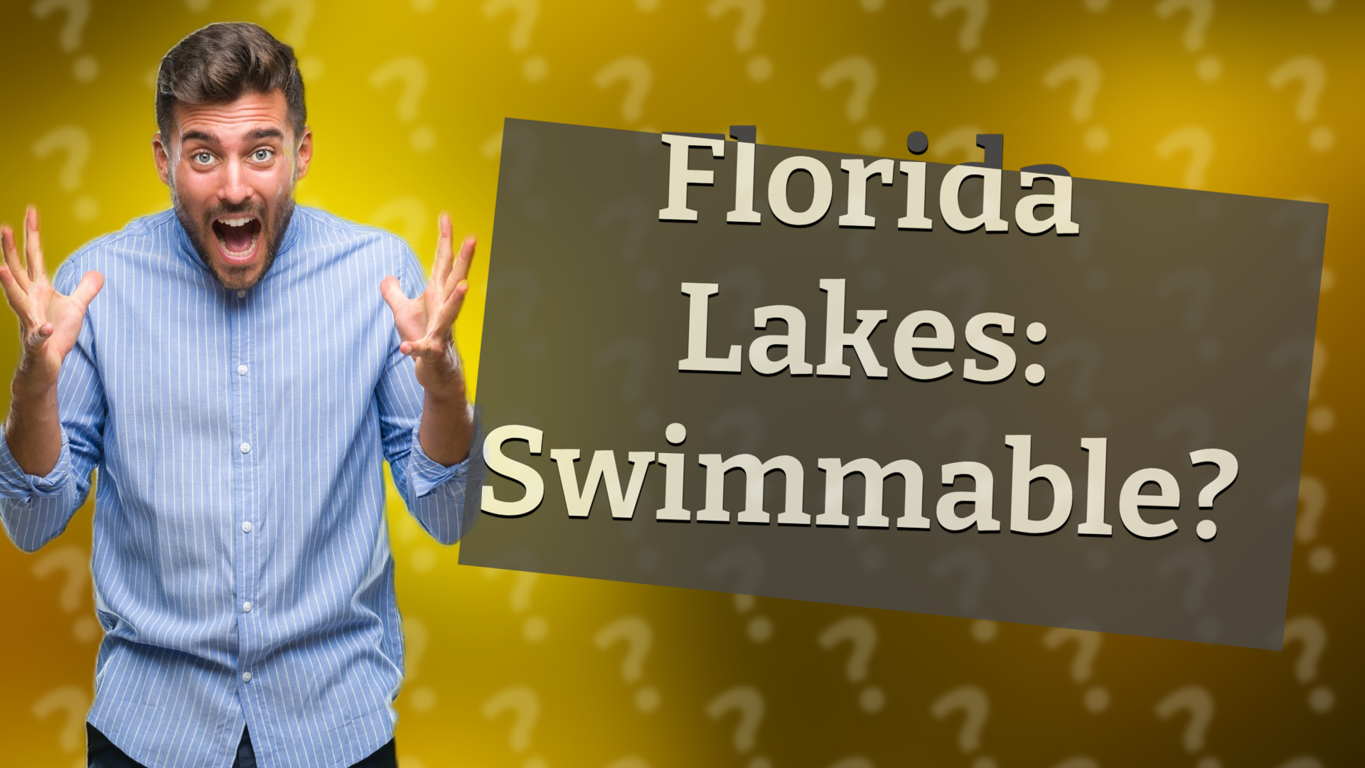Florida Lakes: Swimmable?