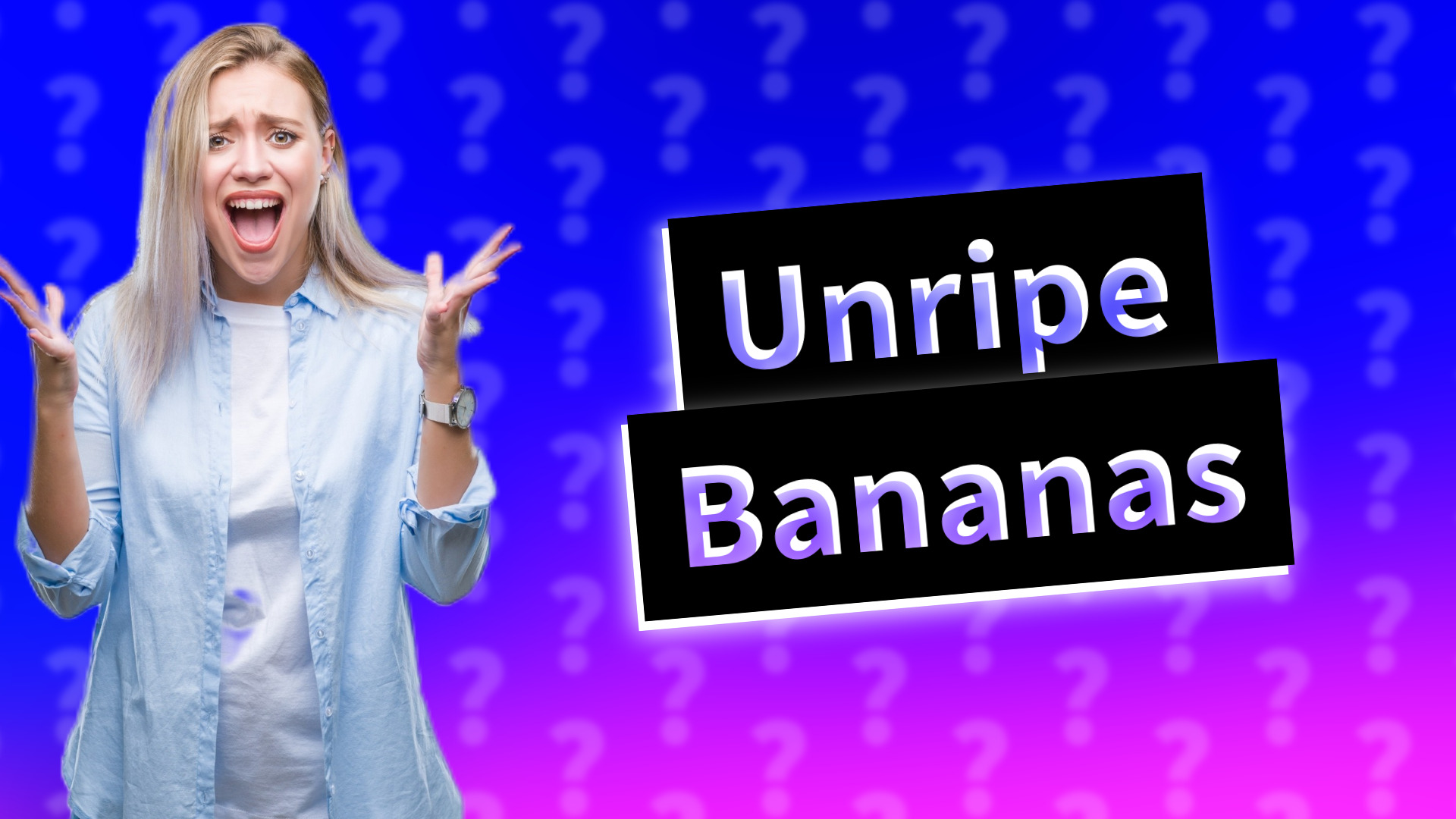 Unripe Bananas