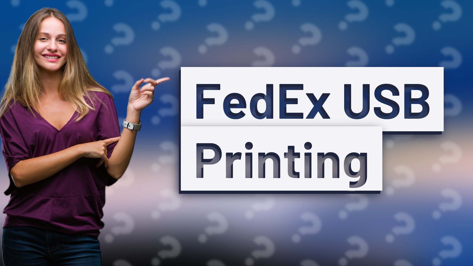 FedEx USB Printing