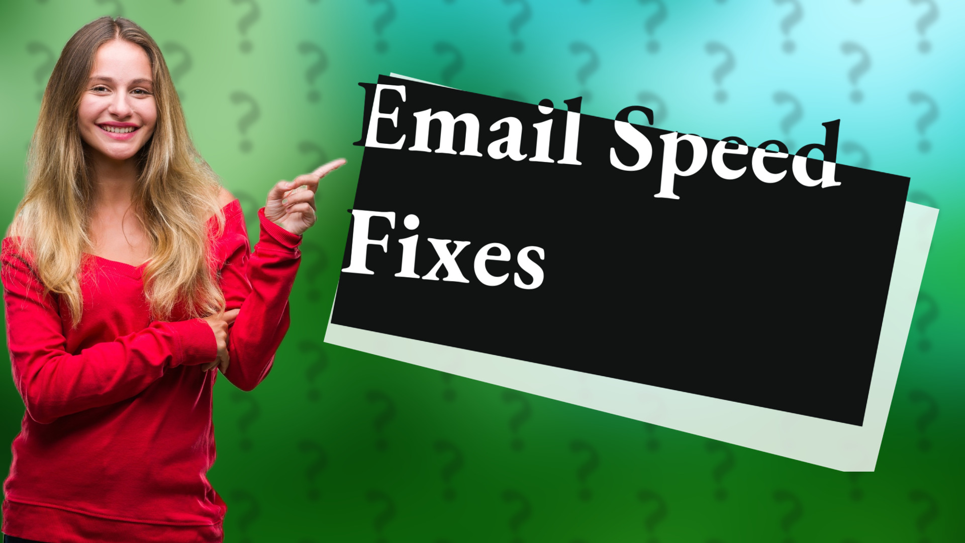 Email Speed Fixes