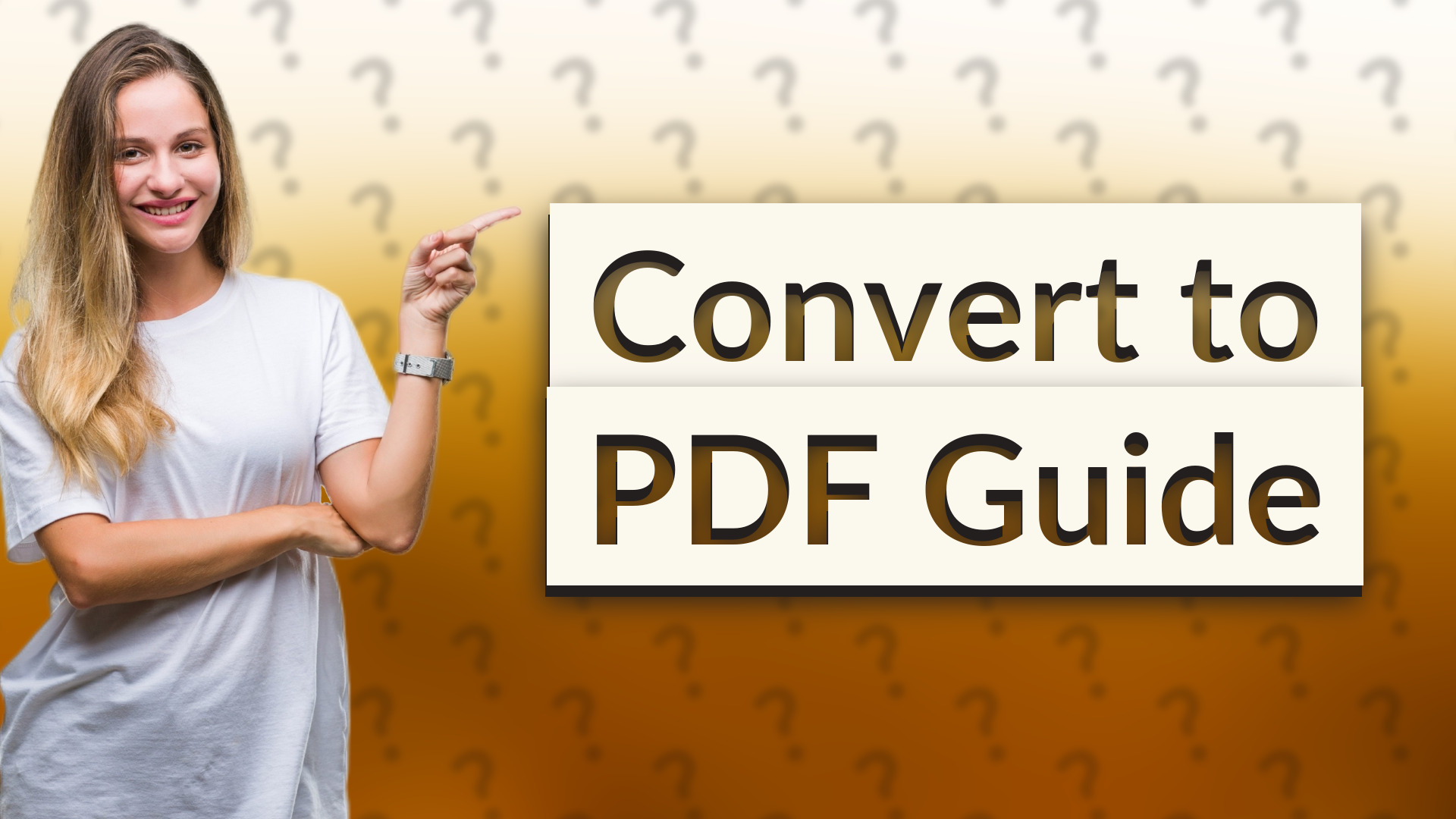 Convert to PDF Guide