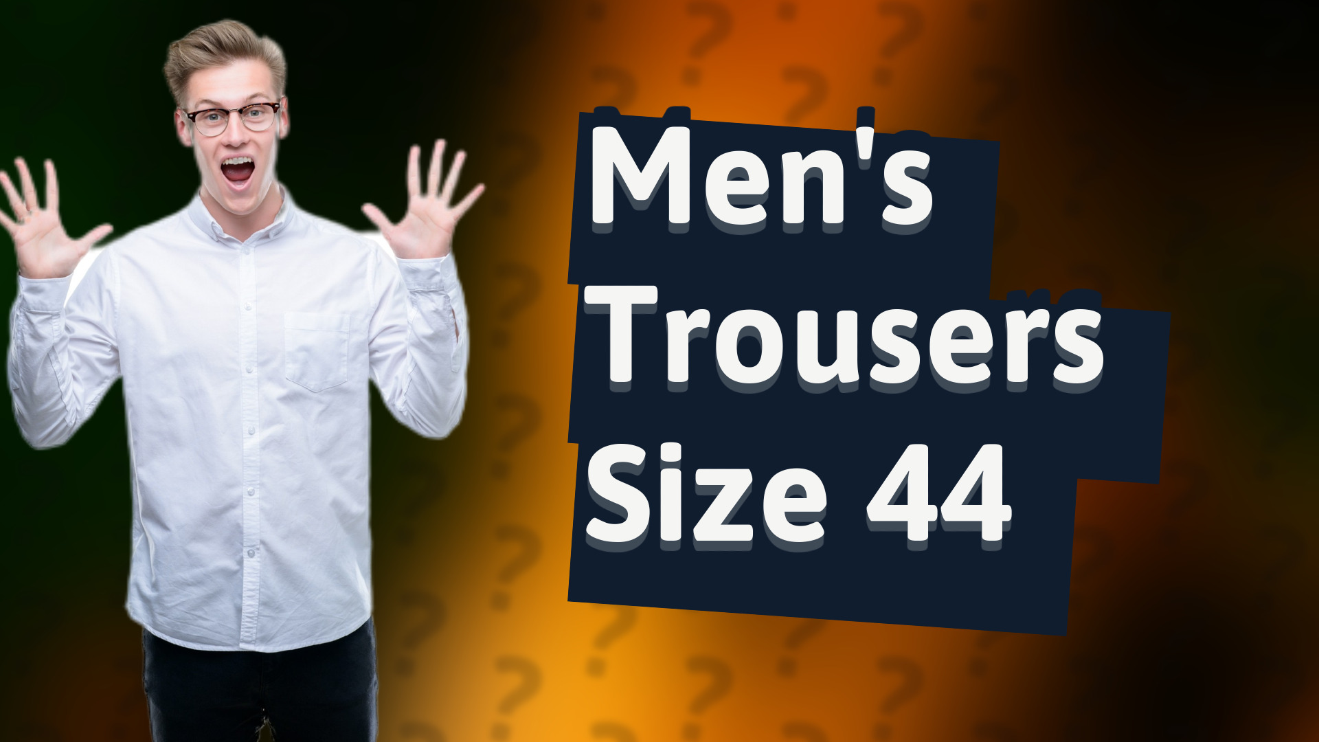 Men's Trousers Size 44