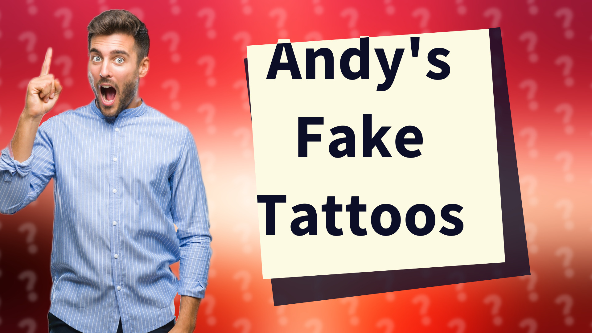 Andy's Fake Tattoos