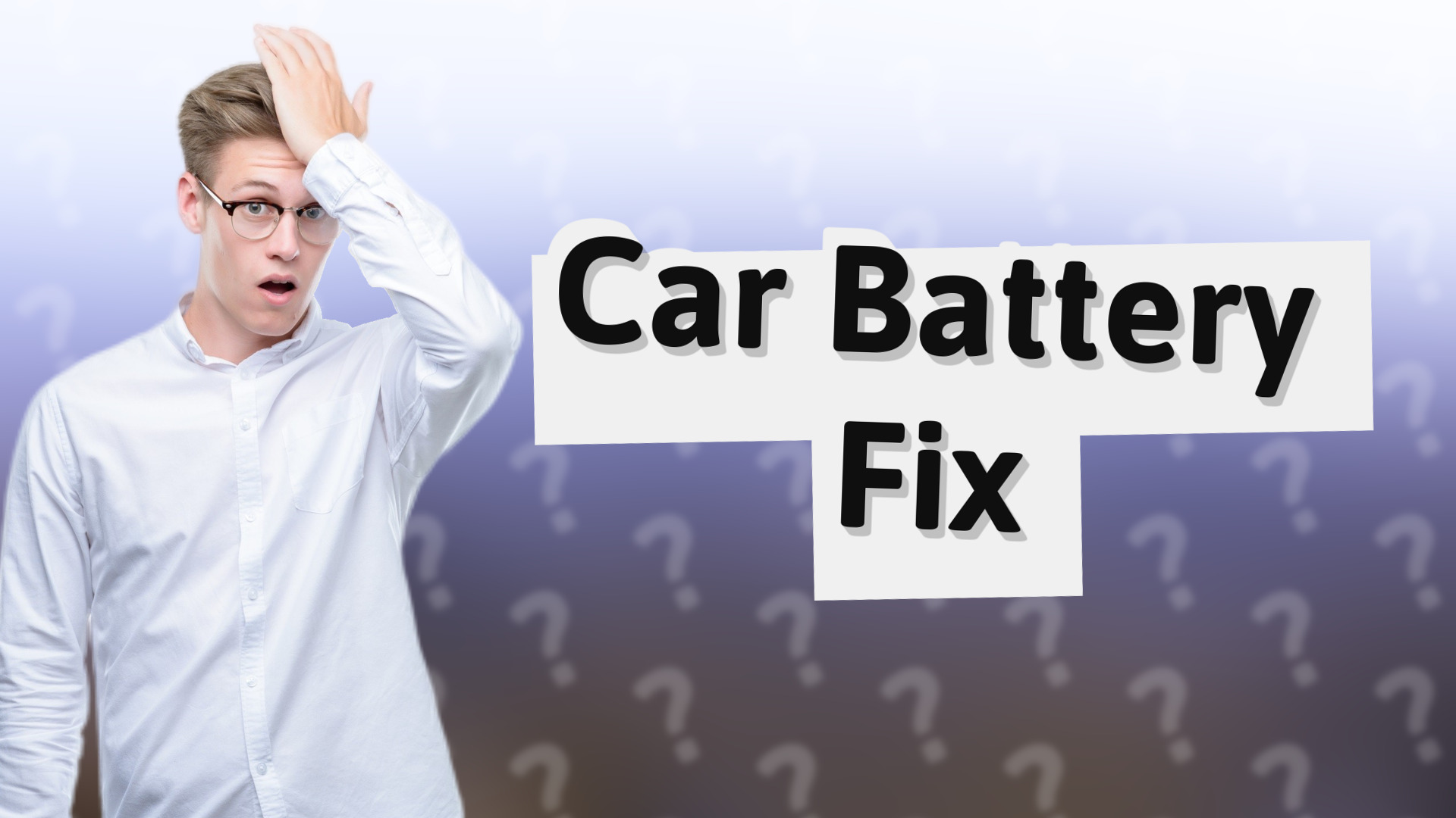 Car Battery Fix