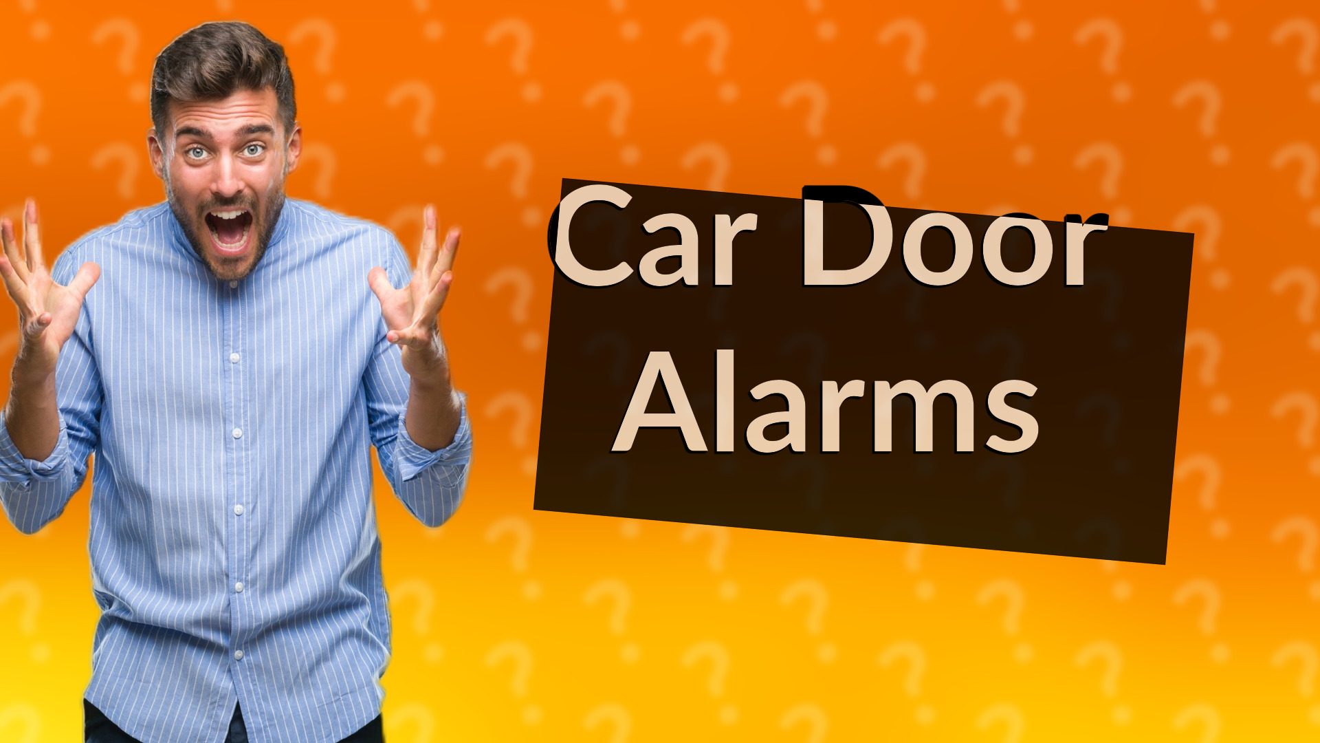Car Door Alarms