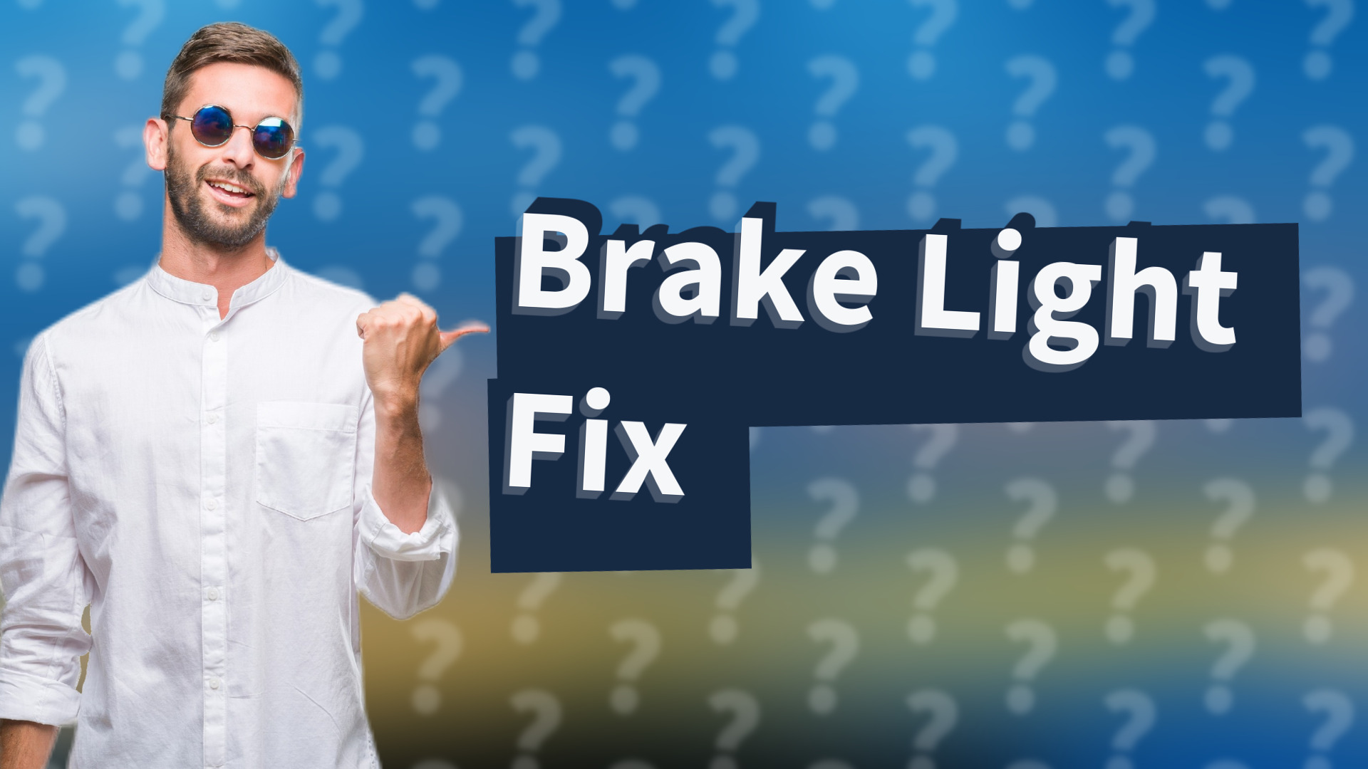 Brake Light Fix
