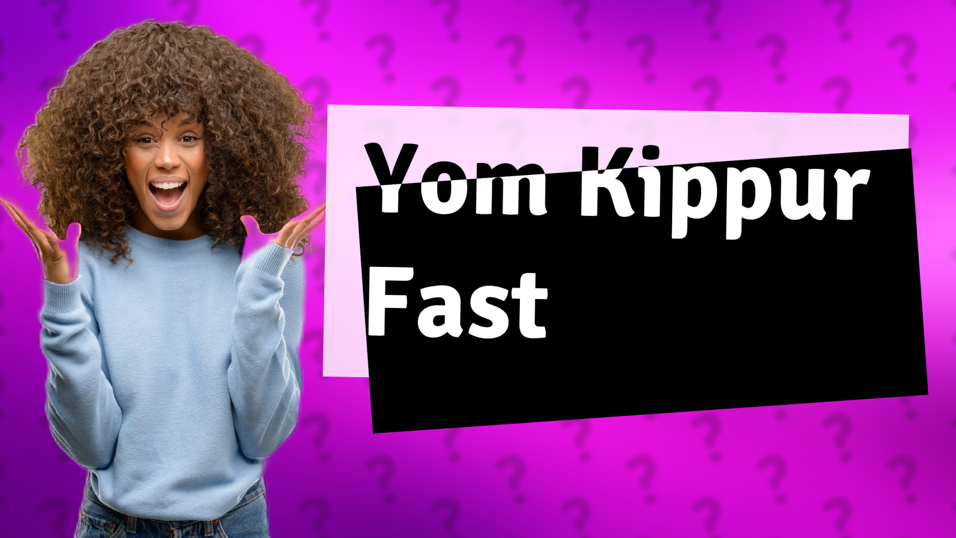 Yom Kippur Fast