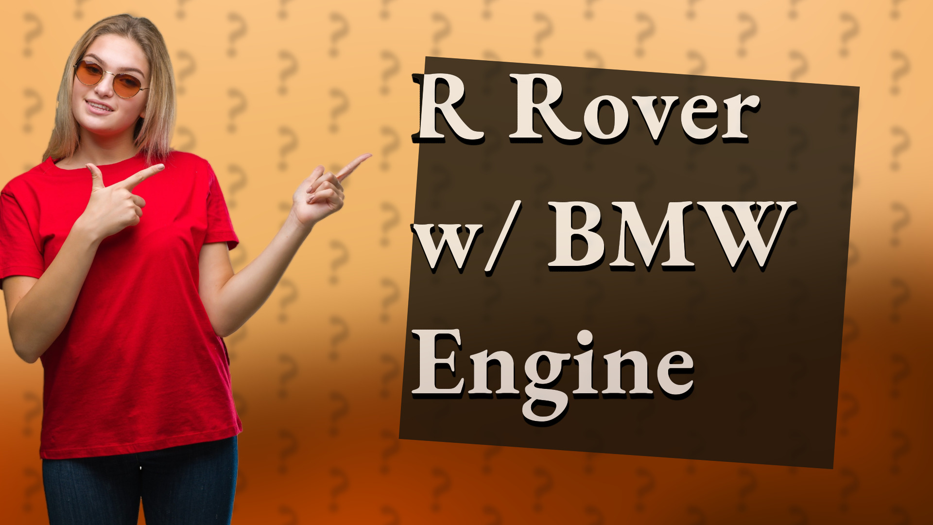 R Rover w/ BMW Engine
