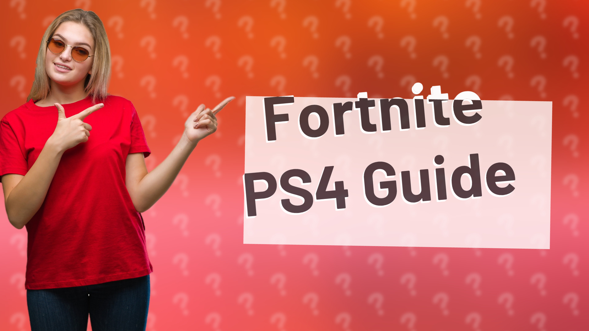 Fortnite PS4 Guide