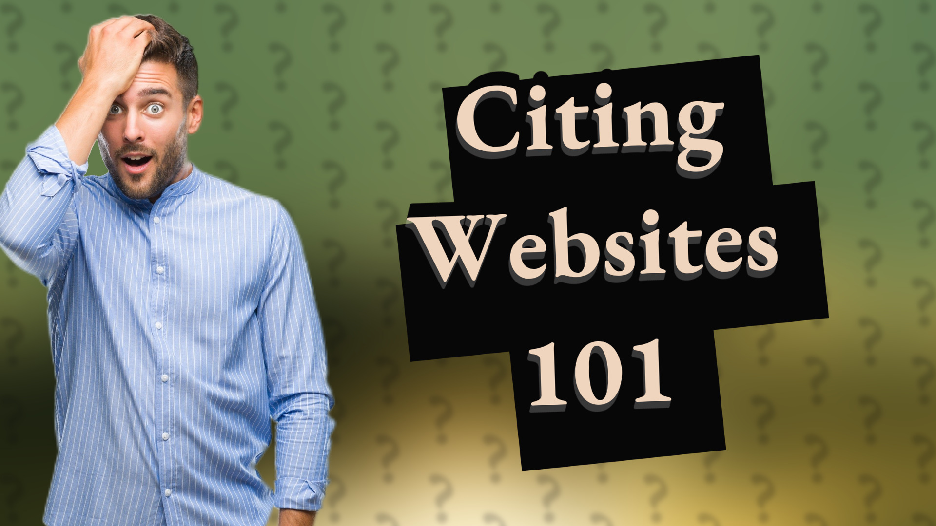 Citing Websites 101