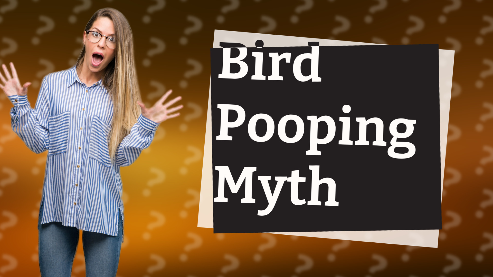 Bird Pooping Myth