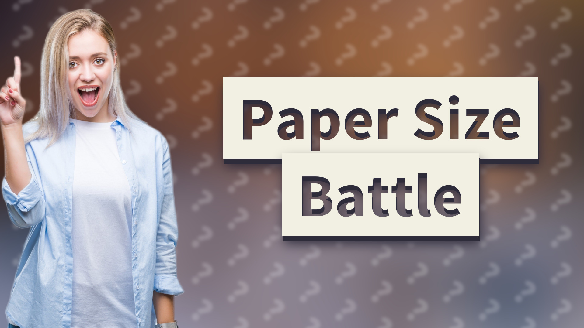 Paper Size Battle