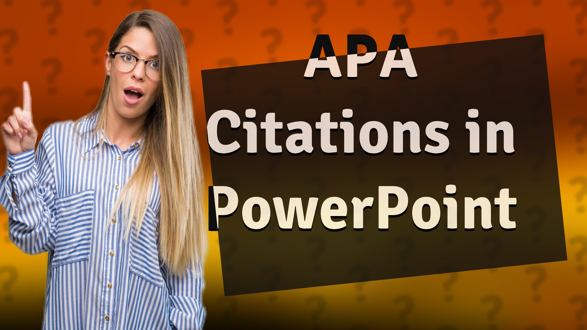 APA Citations in PowerPoint
