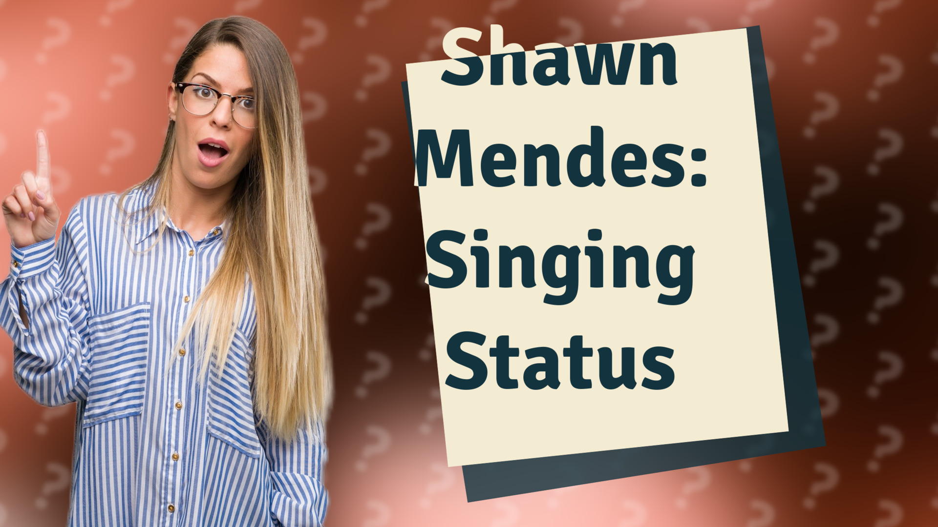 Shawn Mendes: Singing Status
