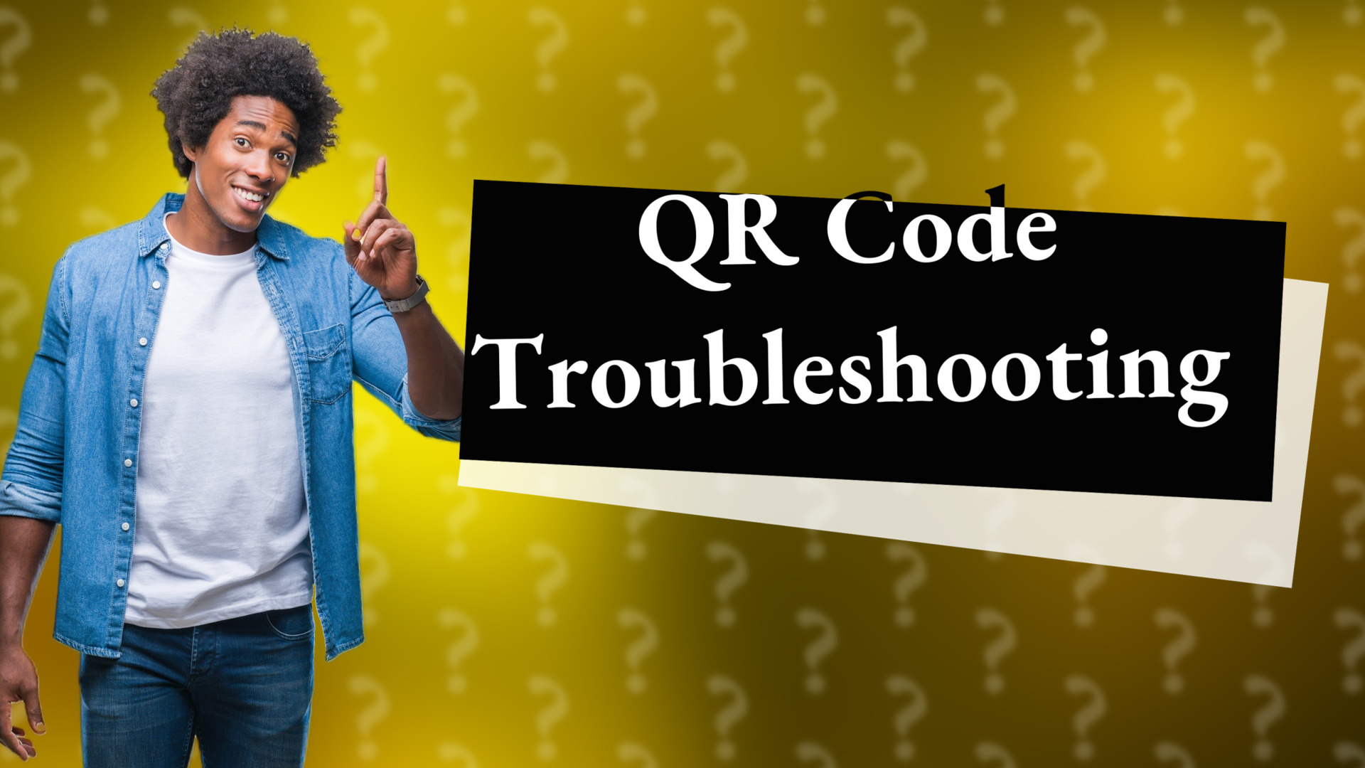 QR Code Troubleshooting