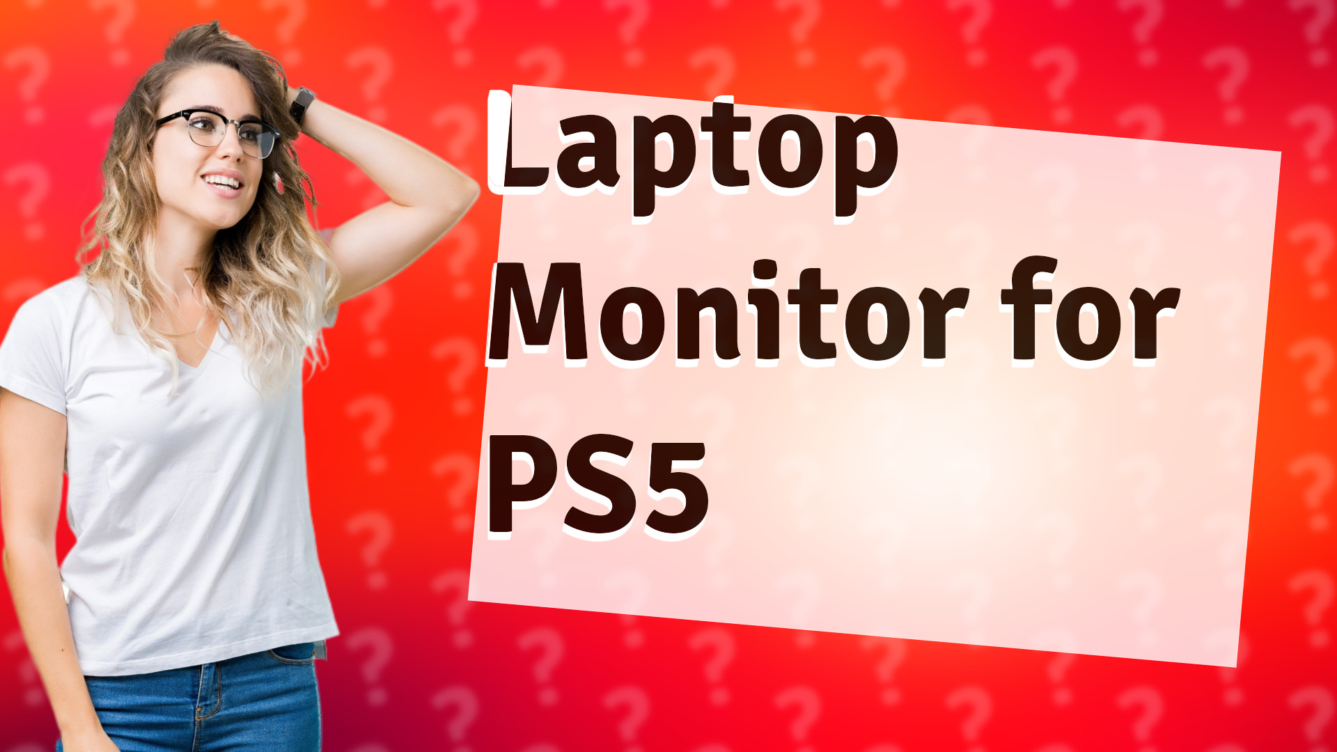 Laptop Monitor for PS5