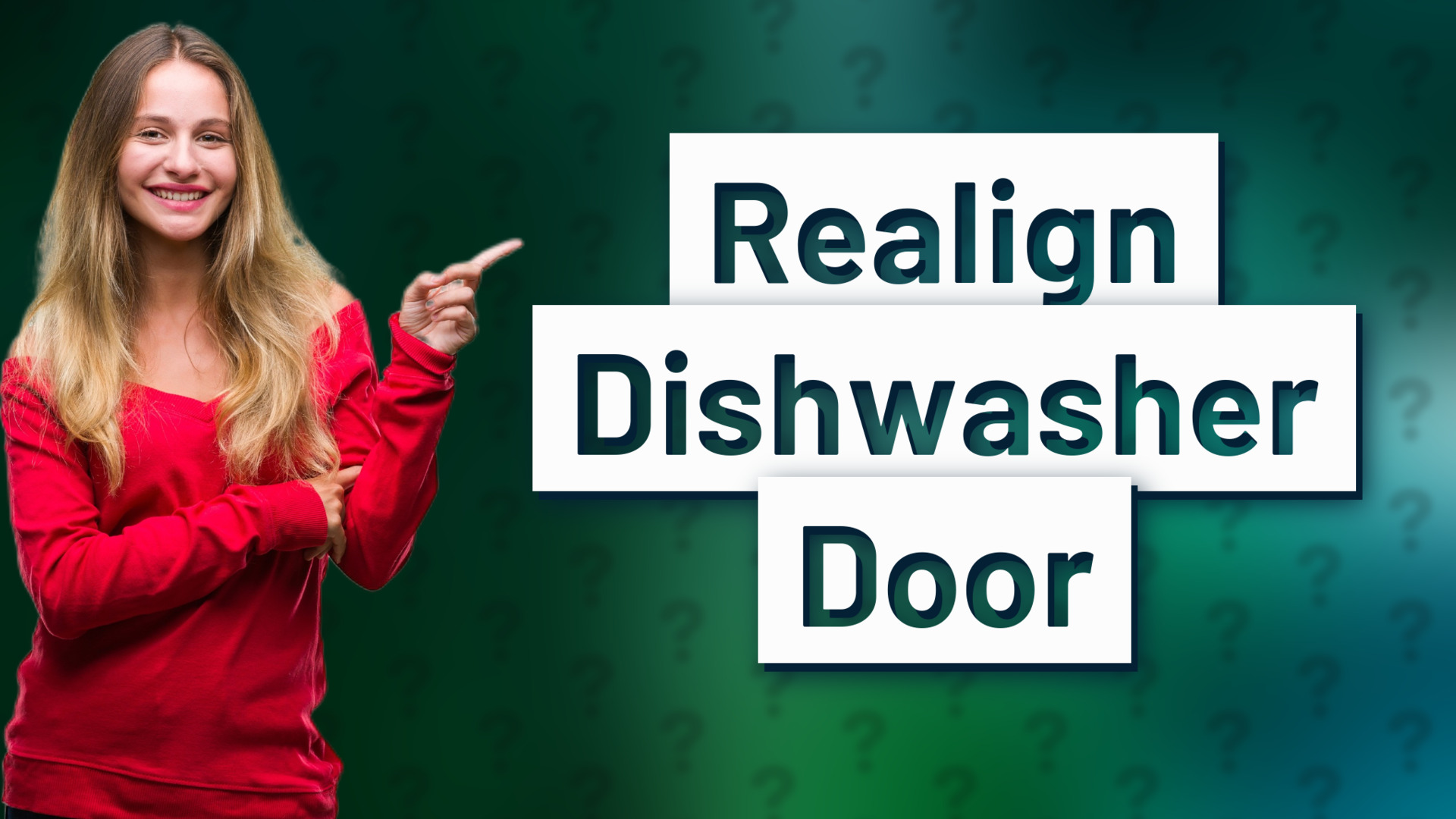 Realign Dishwasher Door