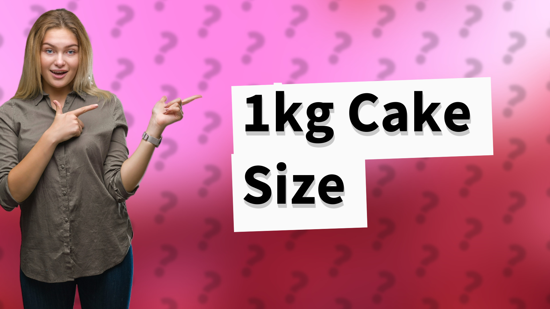 1kg Cake Size